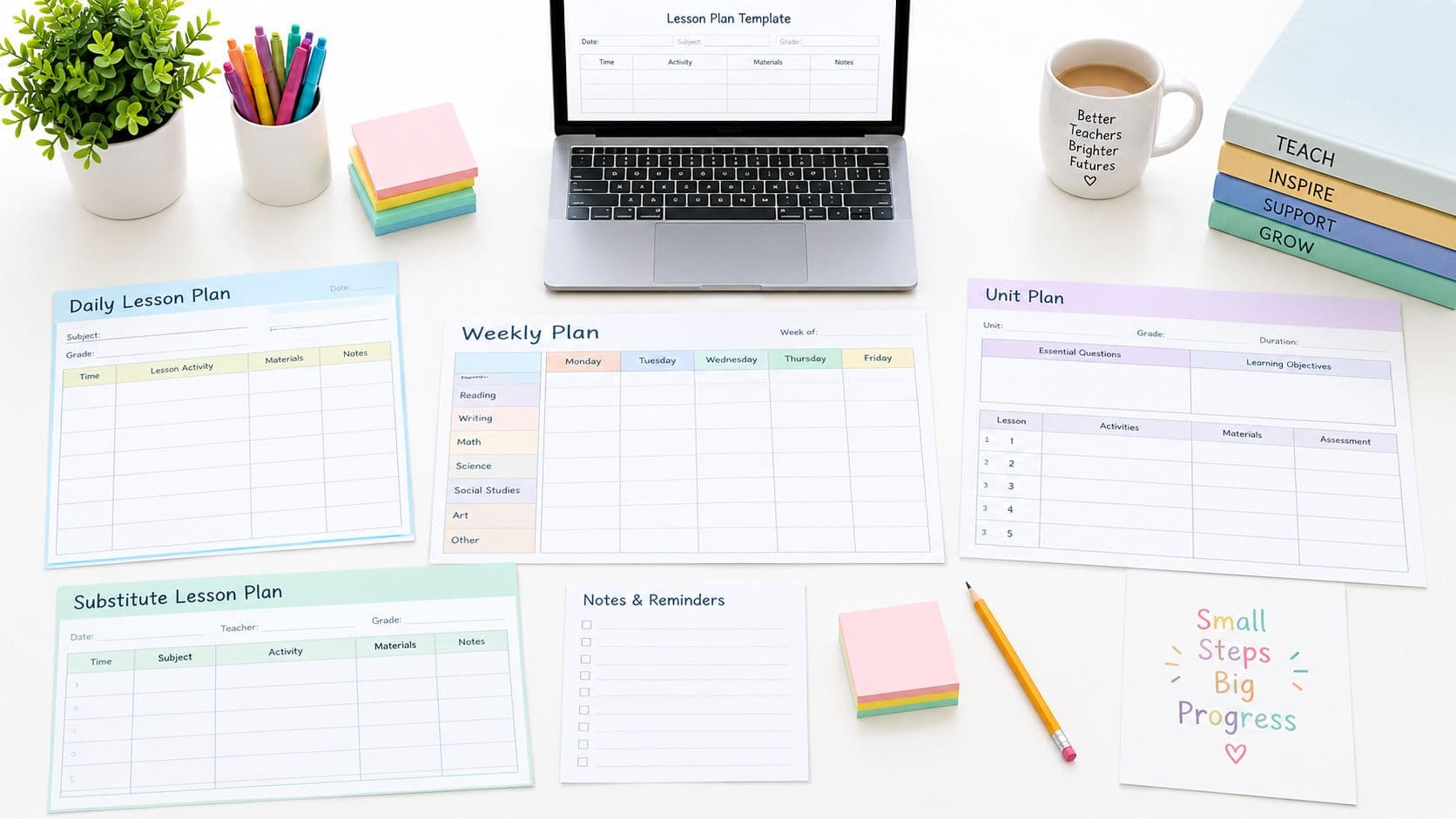 10 Lesson Planning Templates for K–12 Teachers interface example