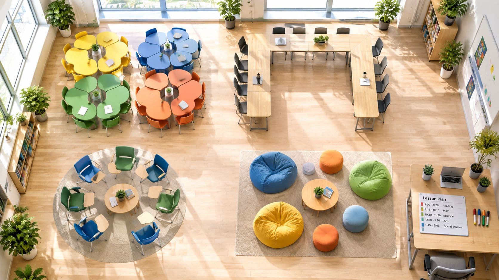 10 Classroom Configuration Ideas for Better Learning planning view