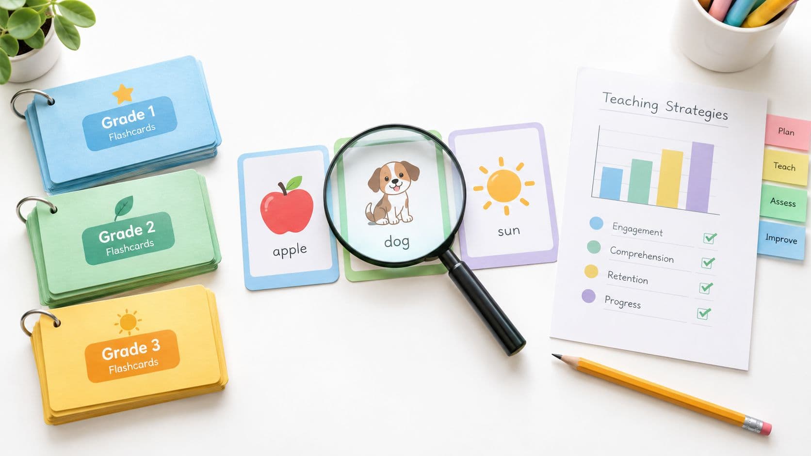 Multiple Choice Vocabulary Quiz Examples by Grade Level interface example