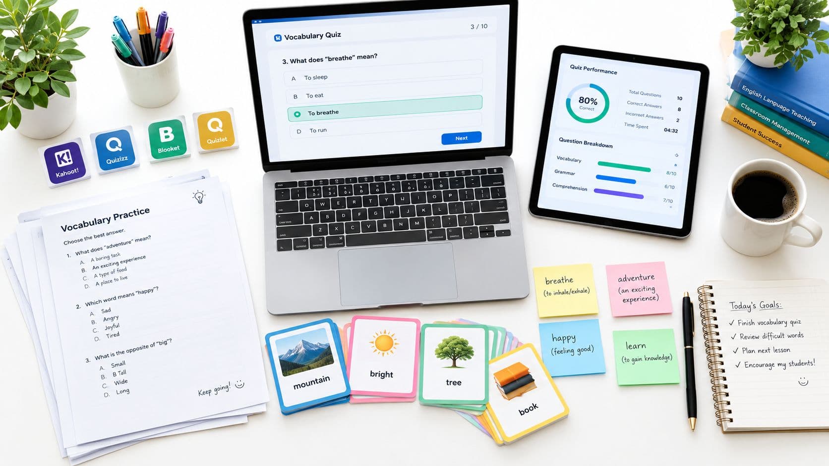 10 Multiple Choice Vocabulary Quiz Maker Tools planning view