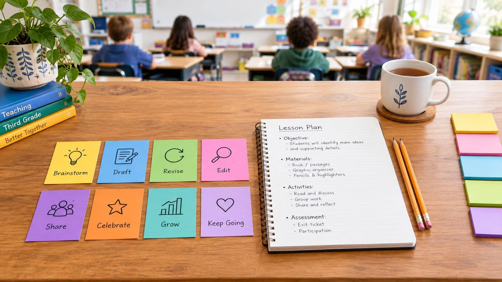 8 Writing Activities for Third Graders planning view
